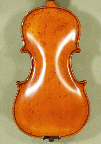 Antiqued 1/8 WORKSHOP 'GEMS 1' Bird's Eye Maple Violin  - by Gli