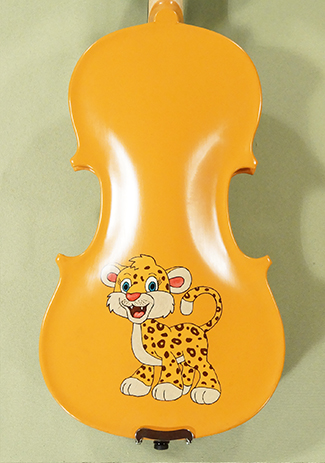 1/2 Student 'GEMS 2' Orange Leopard Violin - by Gliga