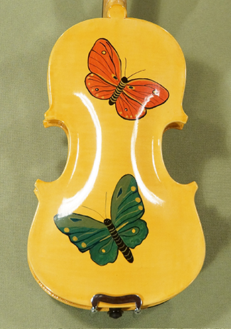 1/32 Student 'GEMS 2' Orange Butterflies Violin - by Gliga