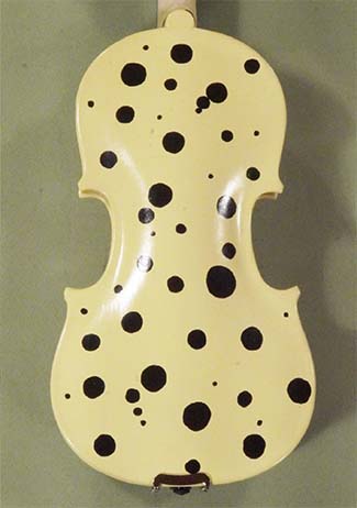 1/4 Student 'GEMS 2' Yellow Dalmatian Violin - by Gliga