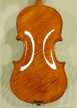Shiny Antiqued 1/10 WORKSHOP 'GEMS 1' One Piece Back Violin - by