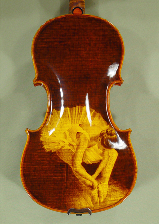 Shiny 4/4 MAESTRO VASILE GLIGA One Piece Back Violin