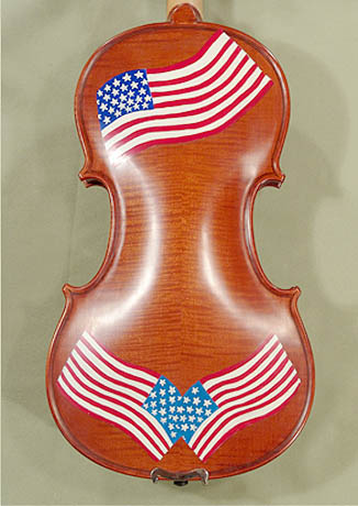 4/4 WORKSHOP \'GEMS 1\' USA Flag Violin 