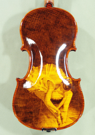 Shiny 4/4 MAESTRO VASILE GLIGA One Piece Back Violin