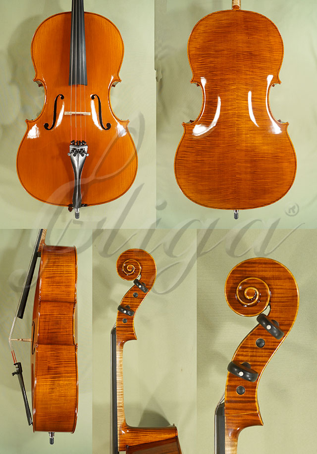 Shiny Antiqued 4/4 PROFESSIONAL 'GAMA' Cello 'Italian'