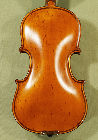 Antiqued 1/10 WORKSHOP \'GEMS 1\' Bird\'s Eye Maple One Piece Back Violin