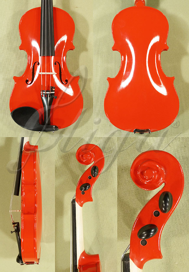 1/8 School 'GENIAL 1-Oil' Red Violin