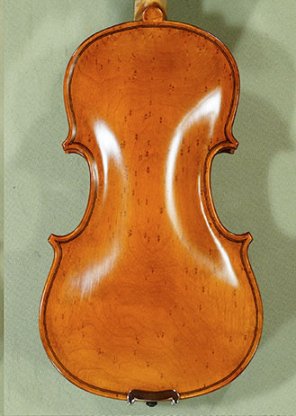 Antiqued 1/8 WORKSHOP \'GEMS 1\' Bird\'s Eye Maple One Piece Back Violin 