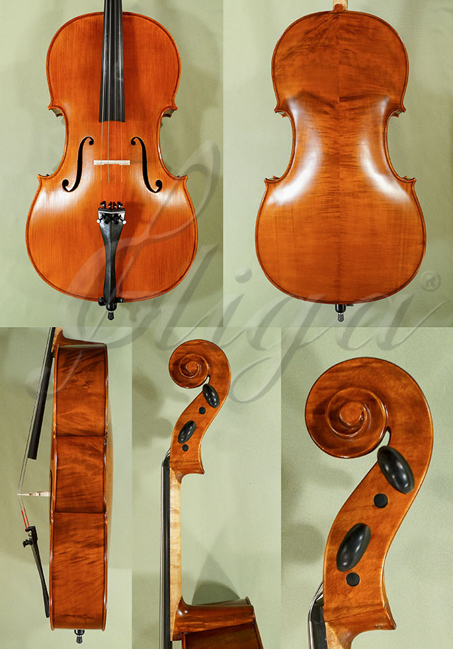 Antiqued 4/4 WORKSHOP 'GEMS 1' Wild Maple Cello