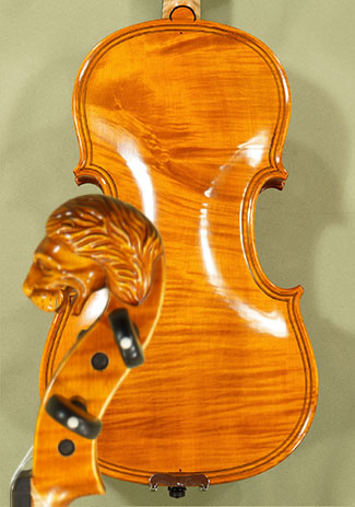 4/4 MAESTRO VASILE GLIGA Inlaid Double Purfling 'Lion' Scroll One Piece Back Violin on sale
