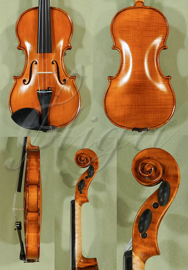 Antiqued 1/2 WORKSHOP 'GEMS 1' One Piece Back Violin