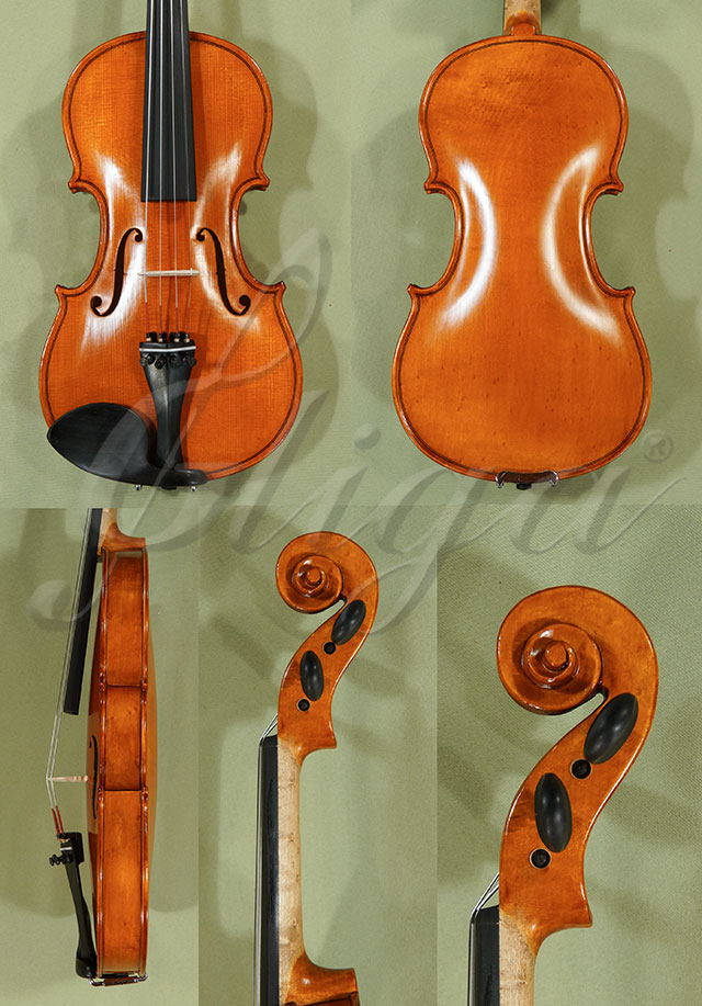 Antiqued 1/2 Student 'GEMS 2' Bird's Eye Maple One Piece Back Violin