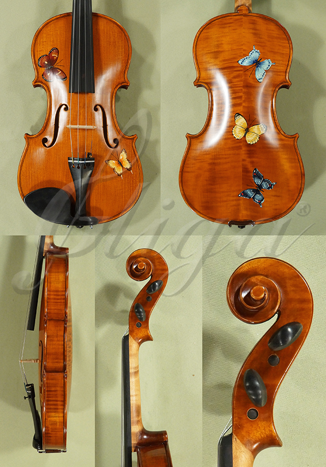Antiqued 4/4 WORKSHOP 'GEMS 1' Butterflies Violin