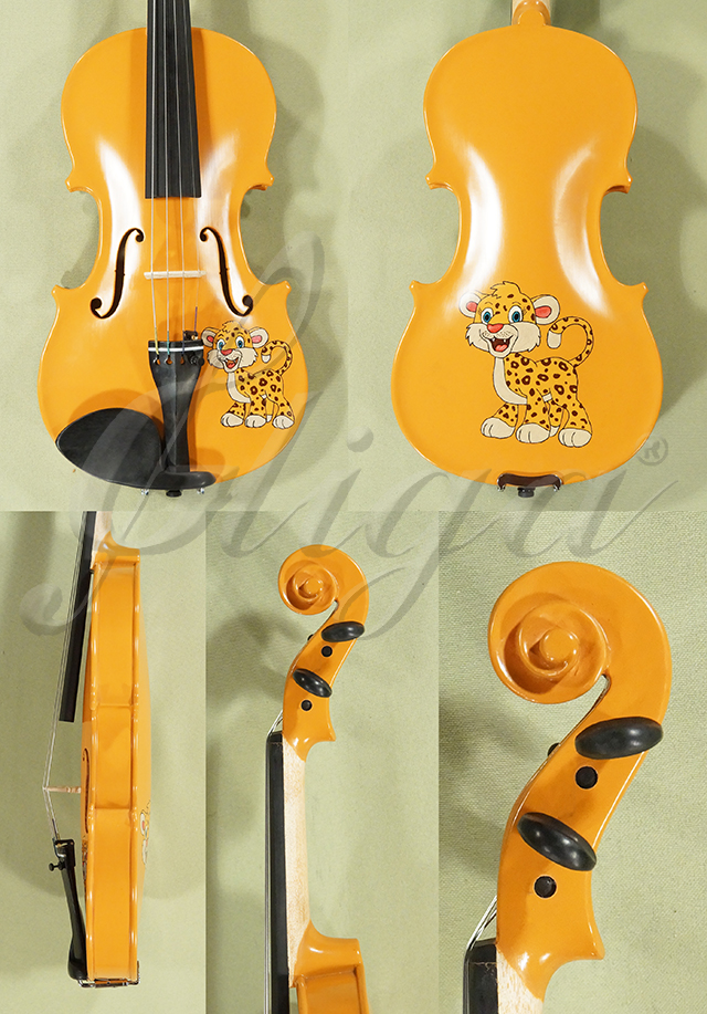 1/2 Student 'GEMS 2' Orange Leopard Violin
