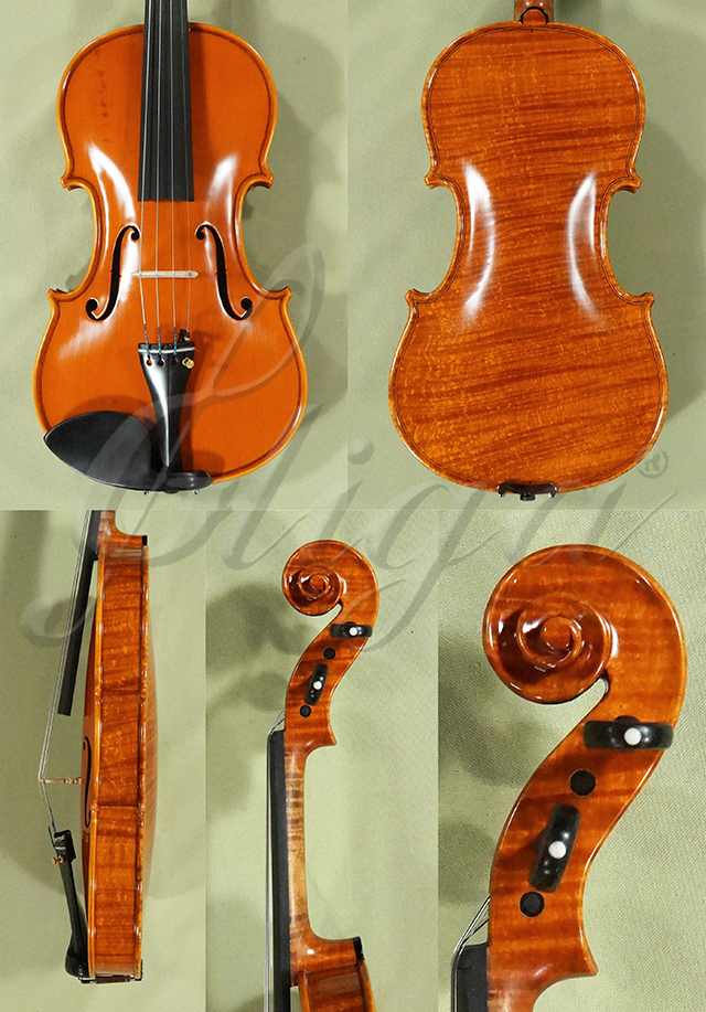4/4 MAESTRO VASILE GLIGA Quilted Maple One Piece Back Violin