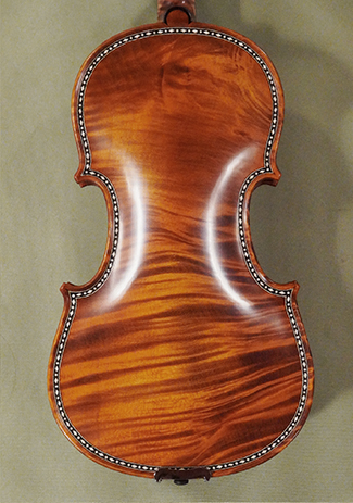 4/4 MAESTRO VASILE GLIGA Rare White Bone and Ebony Inlaid Purfling One Piece Back Violin on sale