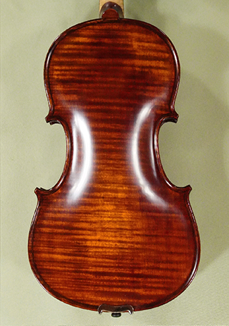 Stained Antiqued 4/4 PROFESSIONAL 'GAMA Super' One Piece Back Violin on sale